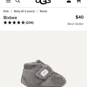 UGG Bixbee crib shoes